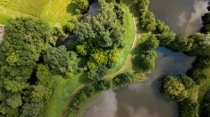 A river and fertile lands to depict Nogent's sustainability efforts